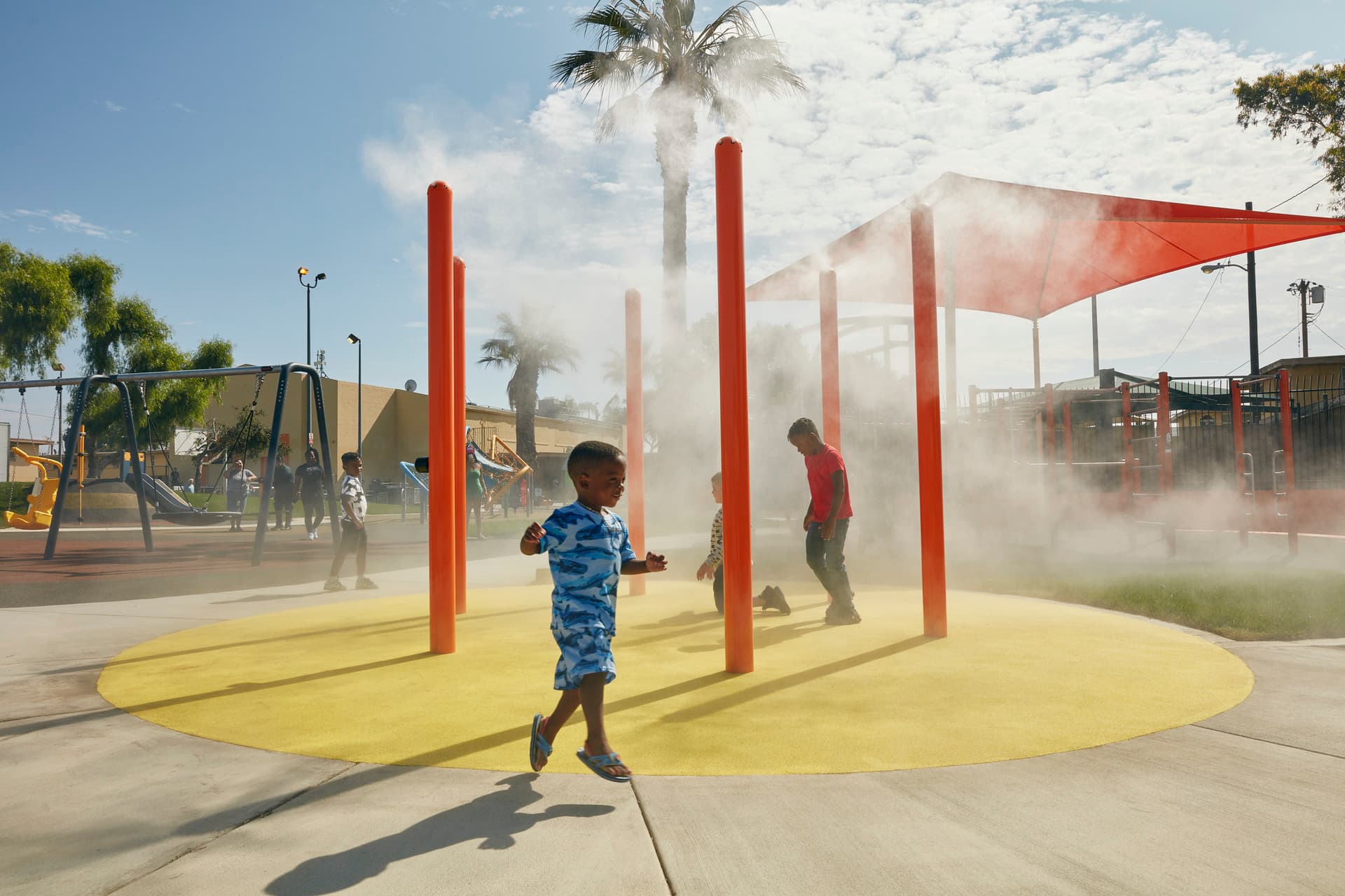 Nickerson Playground in Watts, Los Angeles designed by NBBJ.