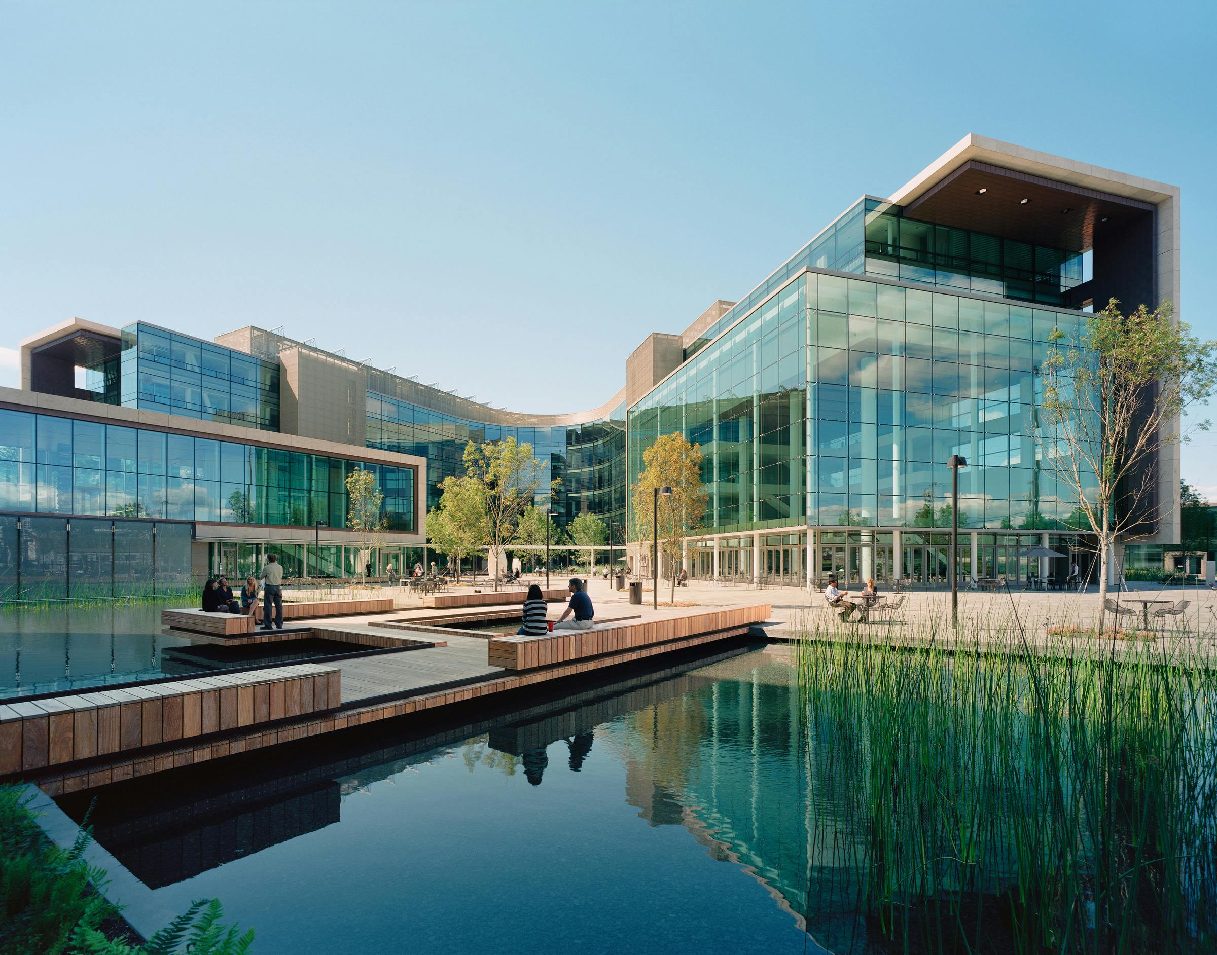 View of the Bill & Melinda Gates Foundation Seattle Campus.